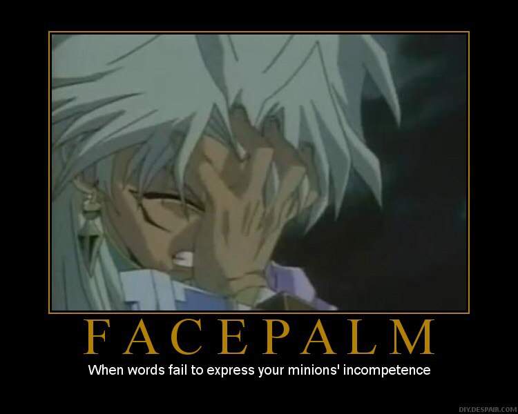 Face Palm | Anime Amino