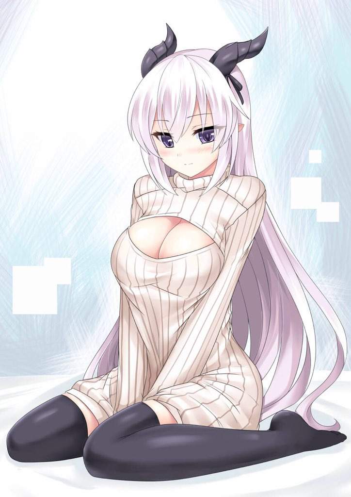 Anime Girl Neko Turtleneck Sweater Free Porn