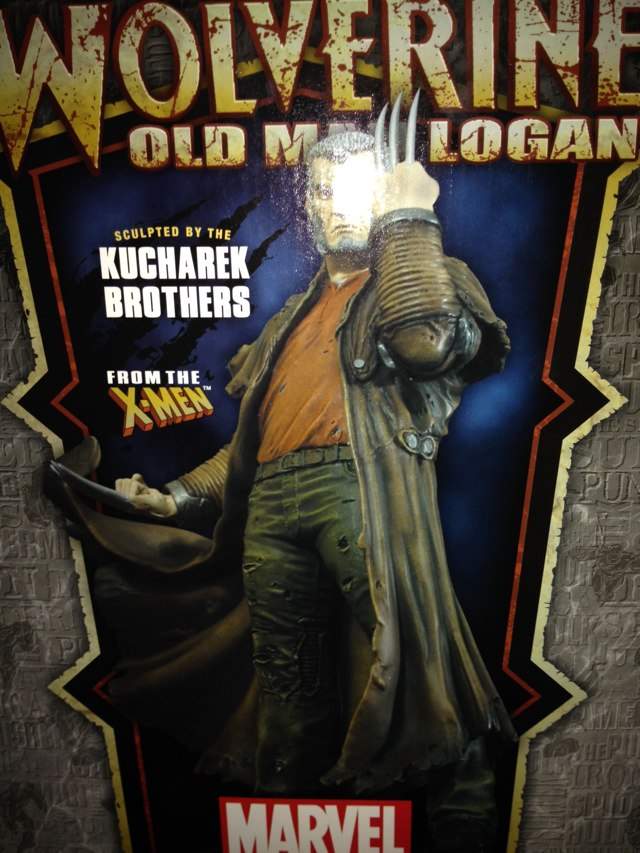 wolverine logan statue