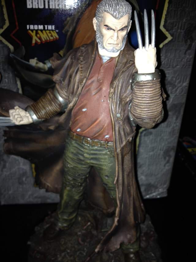 wolverine logan statue