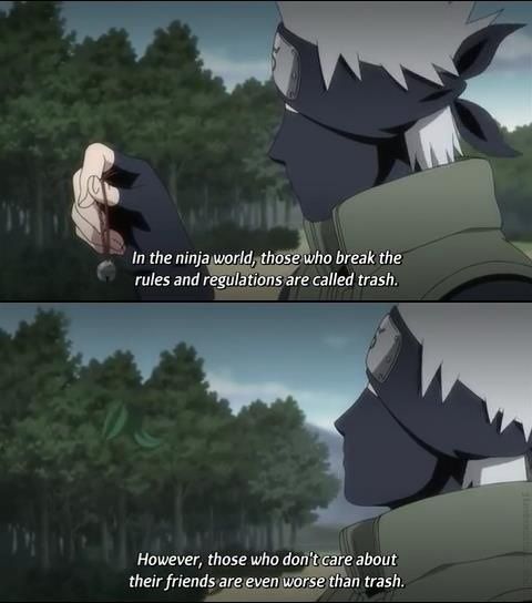 Random Kakashi Quotes | Wiki | Anime Amino