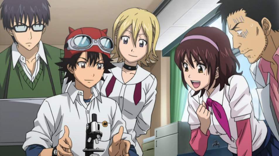 Image result for anime microscope