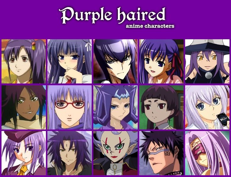 Purple Hair Characters Wiki Anime Amino 7855