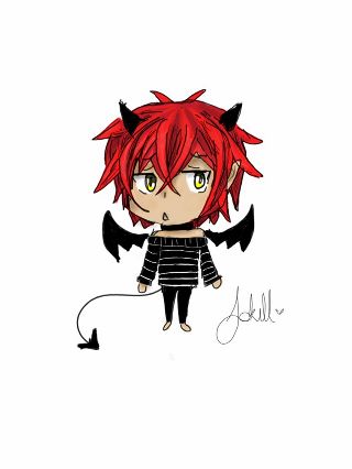 Chibi devil | Art Amino