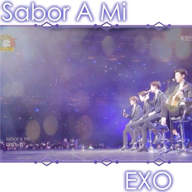 Sabor a mi exo letra