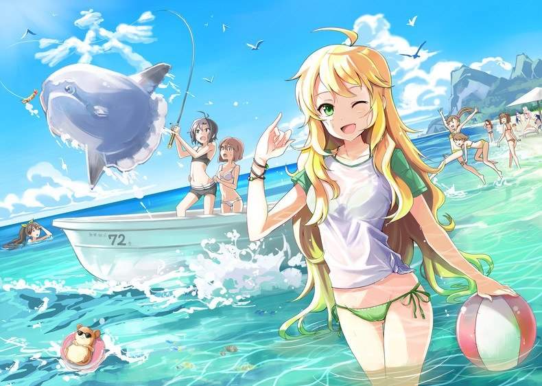 Image result for - Anime on the beach