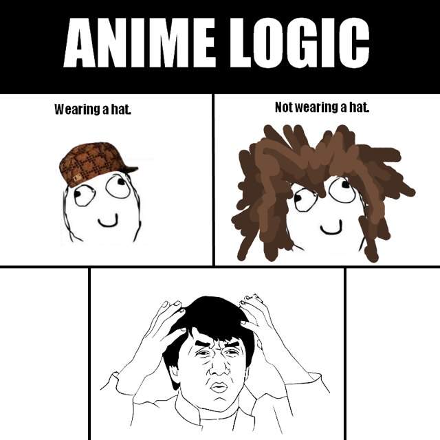 Anime logic memes.