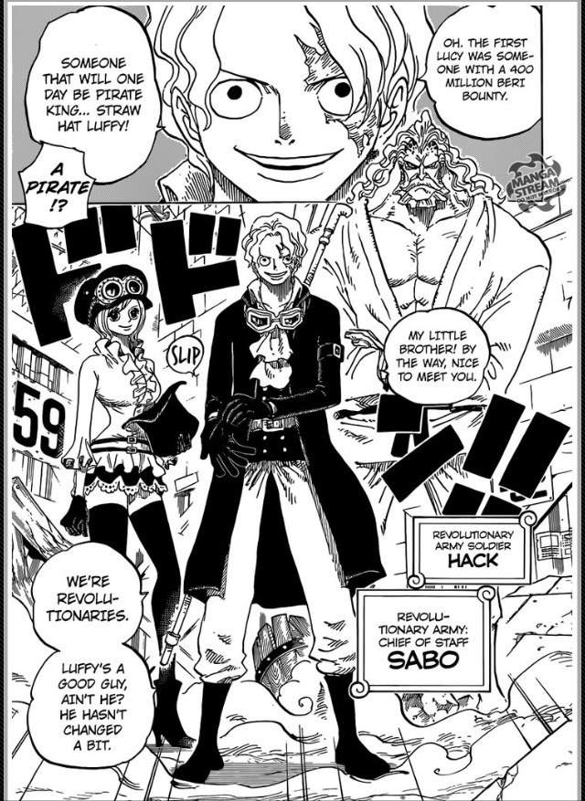 One Piece Manga Sabo Is Alive Of Cource I Expected That Anime Amino