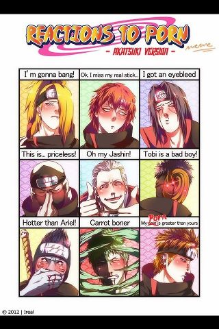 Akatsuki Reaction To Porn Anime Amino