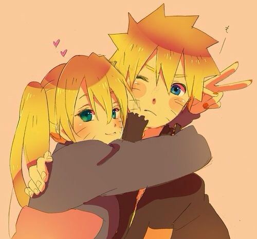 Naruto and naruko.