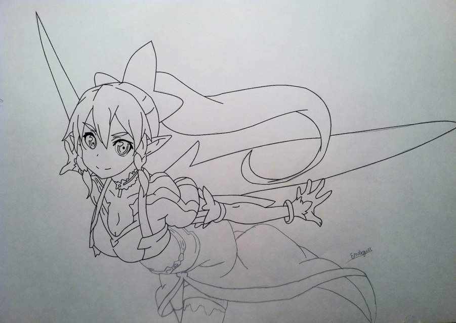 Anime Coloring Pages Sao - Coloring and Drawing