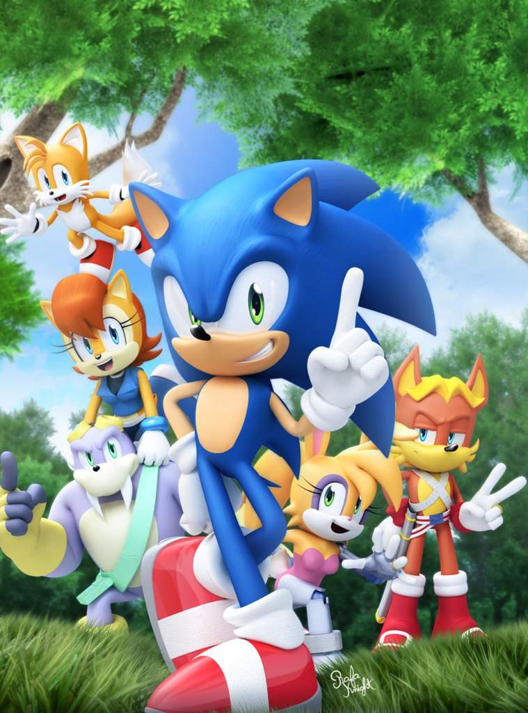 Sonic The Hedgehog Freedom Fighters Unite