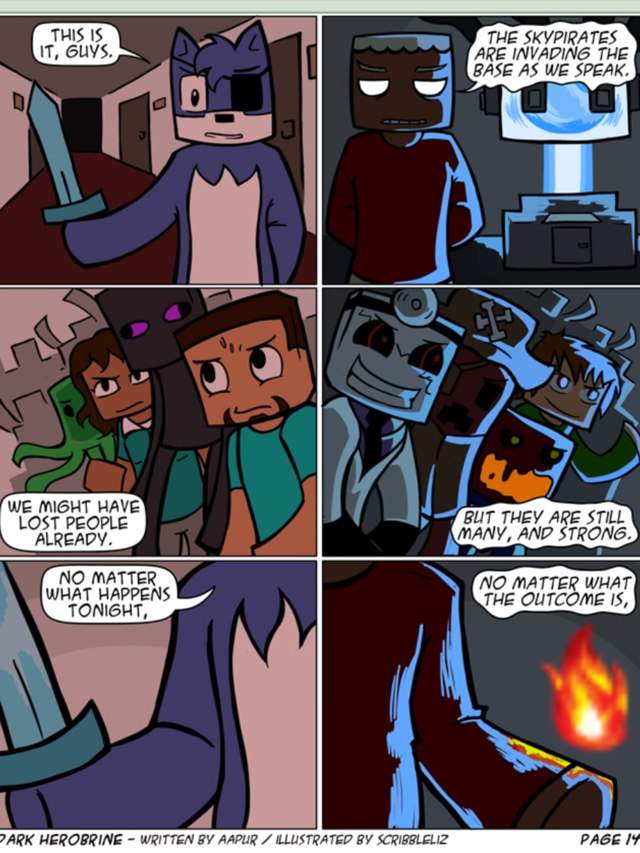 Minecraft Comics: Dark Herobrine | Video Games Amino