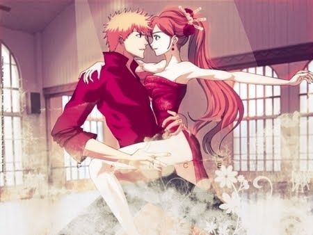 boy and dancing Anime girl