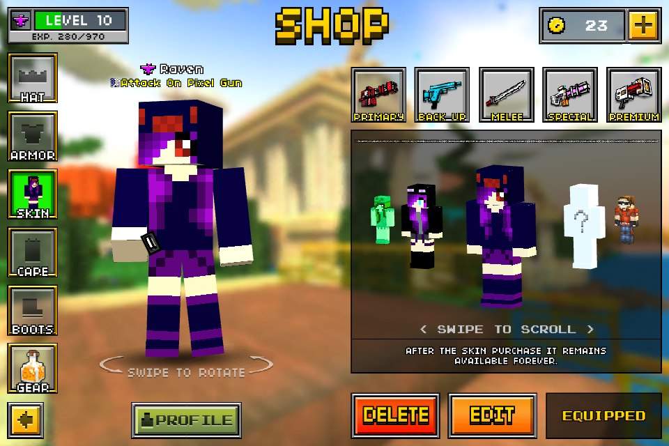 minecraft 3d 2nd skin mod