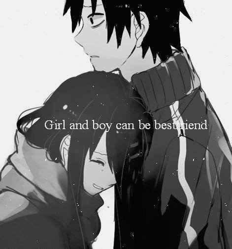 Images Of Best Friend Pictures Boy And Girl Anime