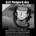 R I P Portgas D Ace Wiki Anime Amino