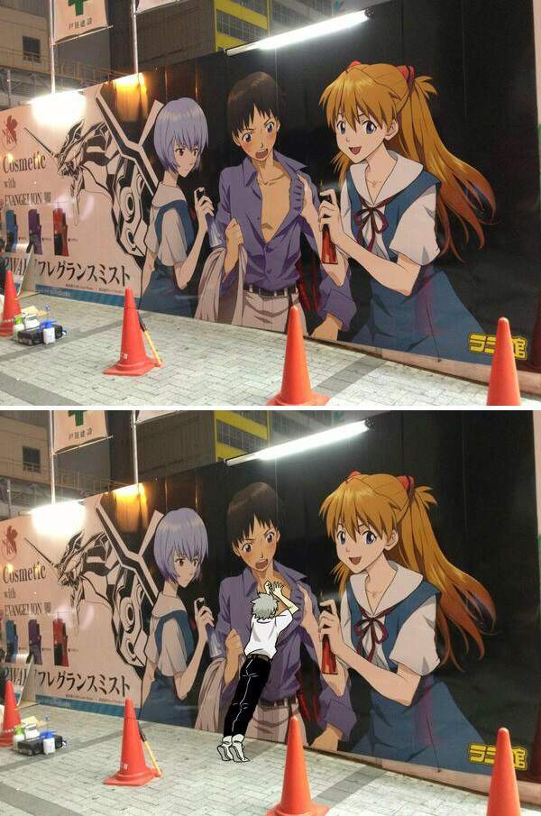 Evangelion randomness.